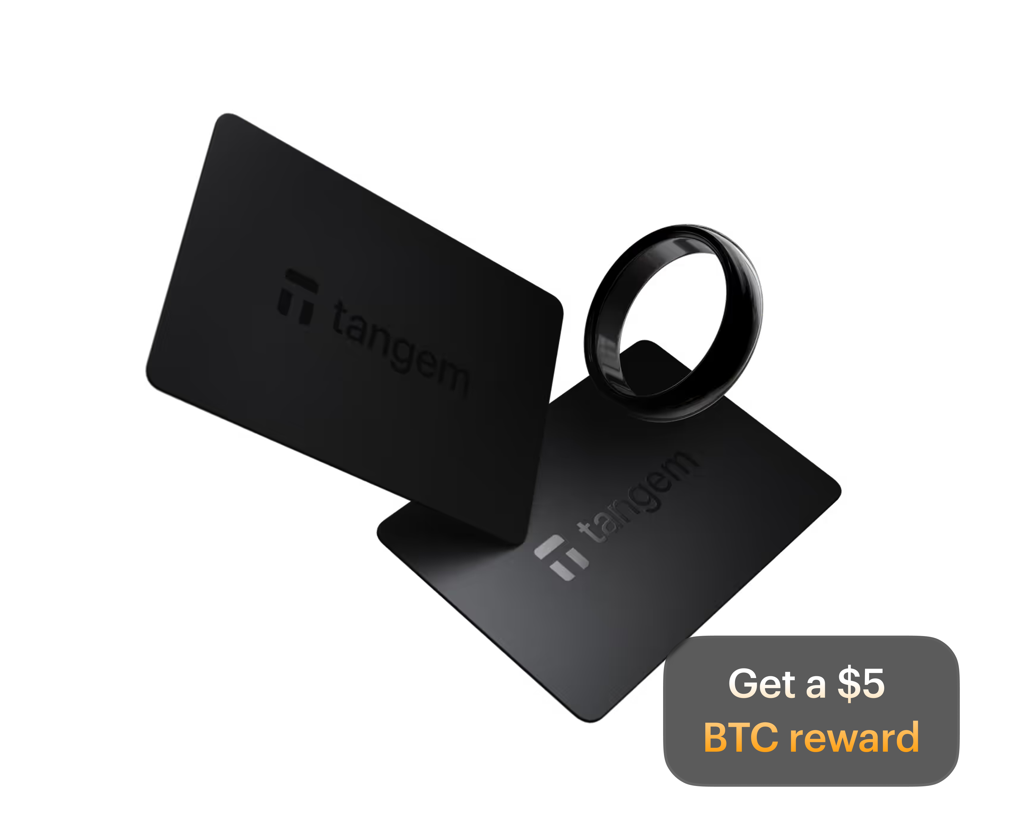 Tangem ring with cards