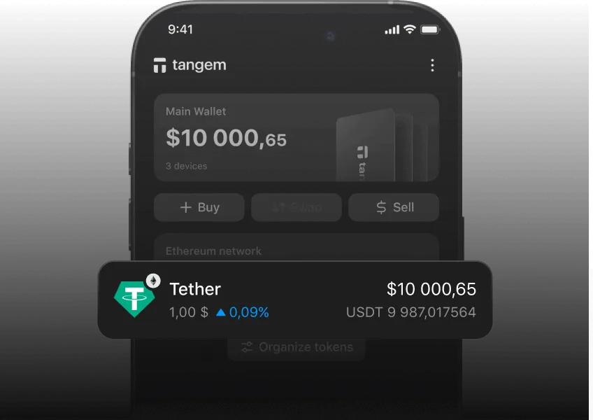 Tangemウォレットで、Ethereumを安全に管理しましょう