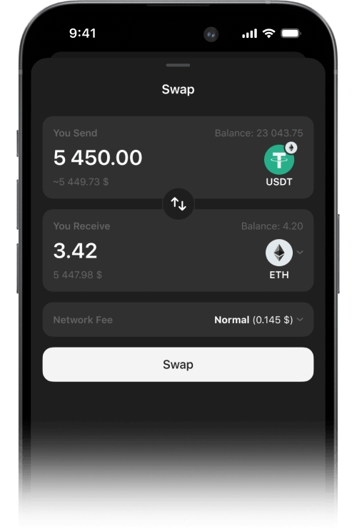 App de billetera cripto Tangem