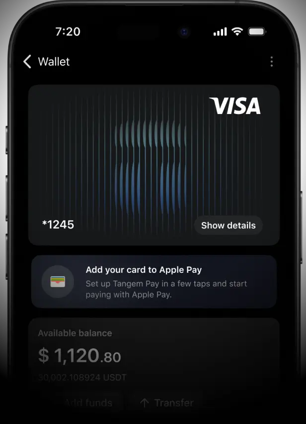 Deposite fundos, adicione ao Apple Pay ou ao !!G!! Pay